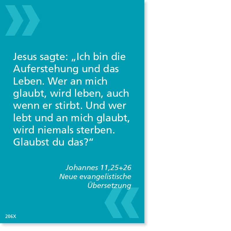 BibelCard ­– Bibelvers auf buntem Kärtchen
