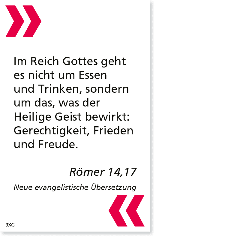 BibelCard ­– Kärtchen mit Bibelvers im gut lesbaren Großdruck für Menschen mit und ohne Seheinschränkung