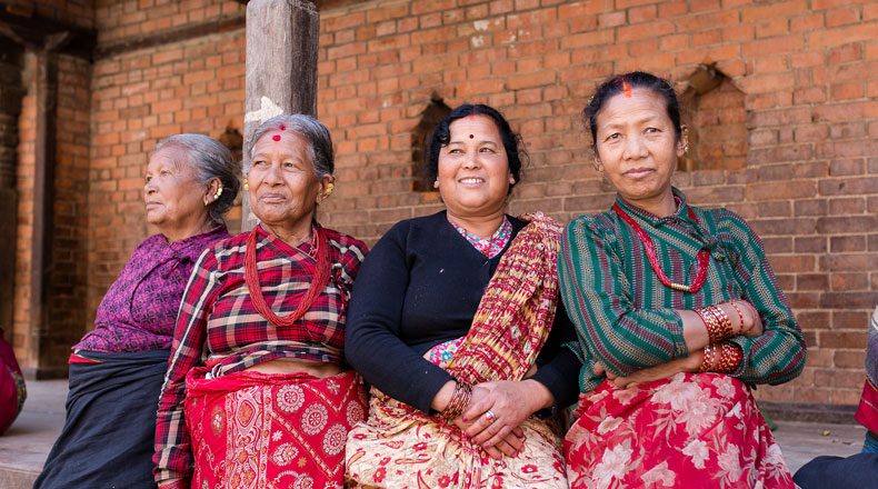 Nepalesische Frauen